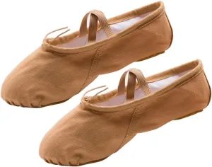 Amosfun 1 Pair Ballet Shoes Sole Ballet Shoe Ballet Dance Shoes Ballet Slipper Yoga Shoes Soles Brown
