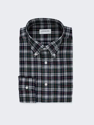 Black & Green Madras Check