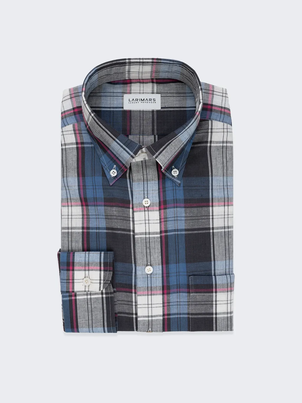 Blue & Grey Madras Check