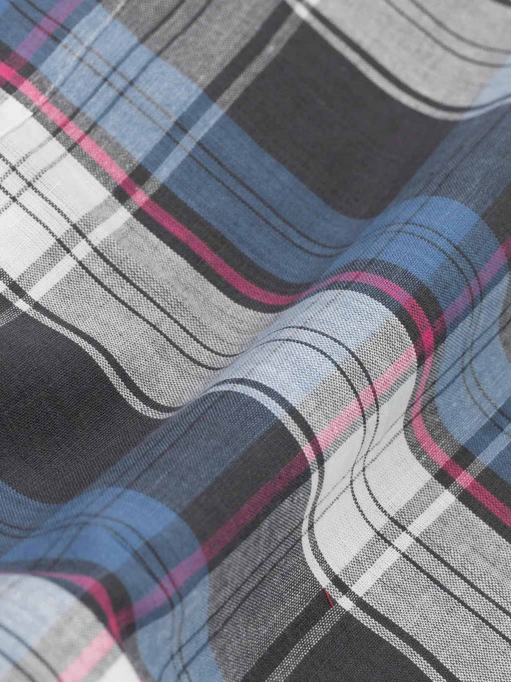 Blue & Grey Madras Check