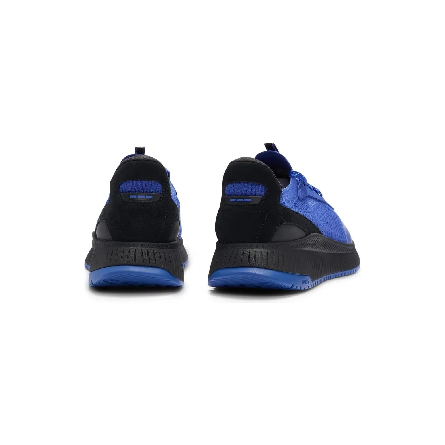 BOSS SOCK TRAINERS WITH KNITTED UPPER AND FISHBONE SOLE