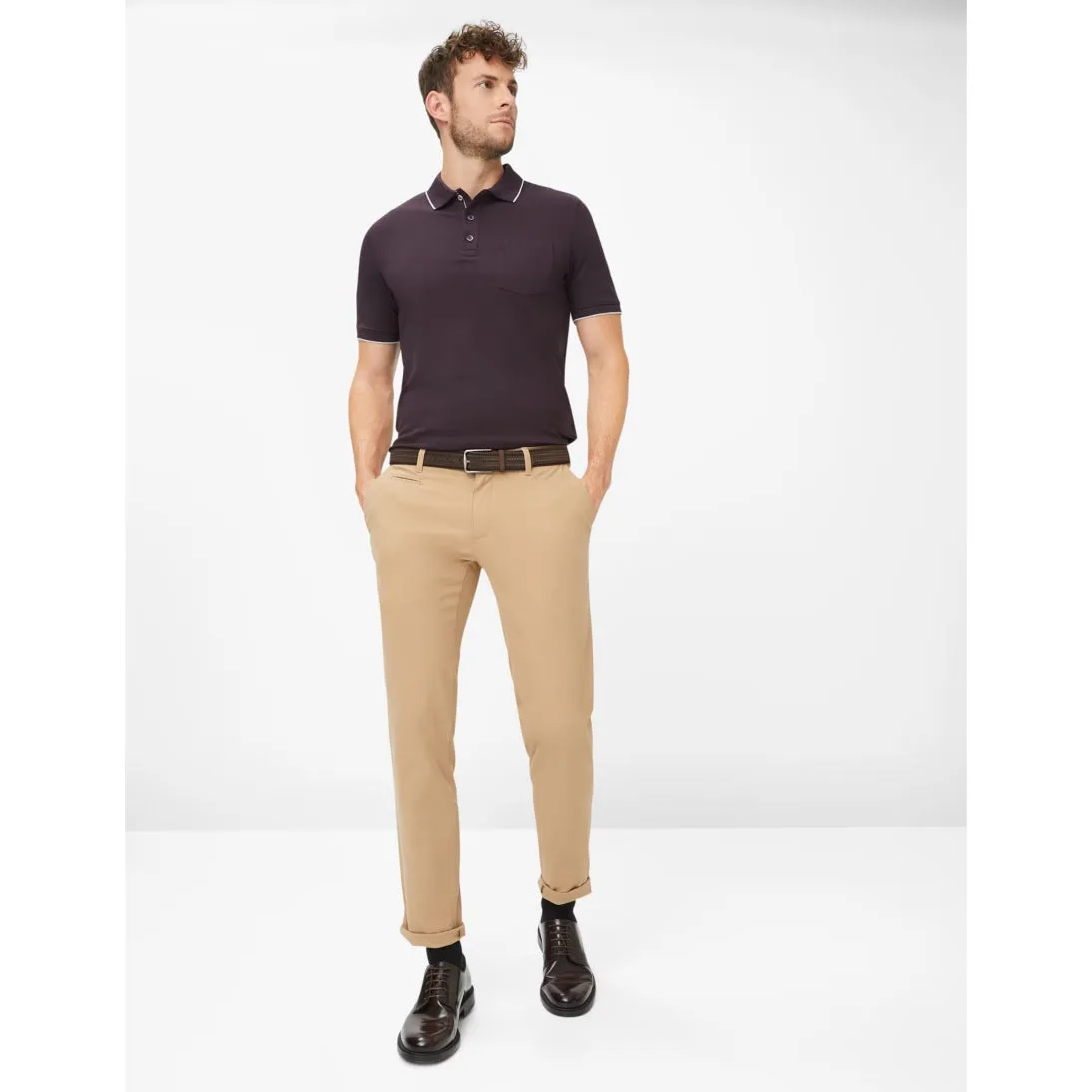 Brax Fabio Hi Flex Slim Fit Stretch Chino Camel 80-1750