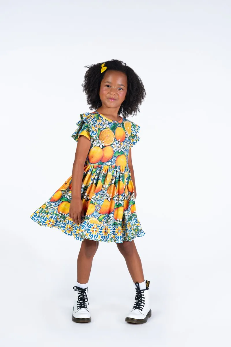 CANTANIA RUFFLE DRESS