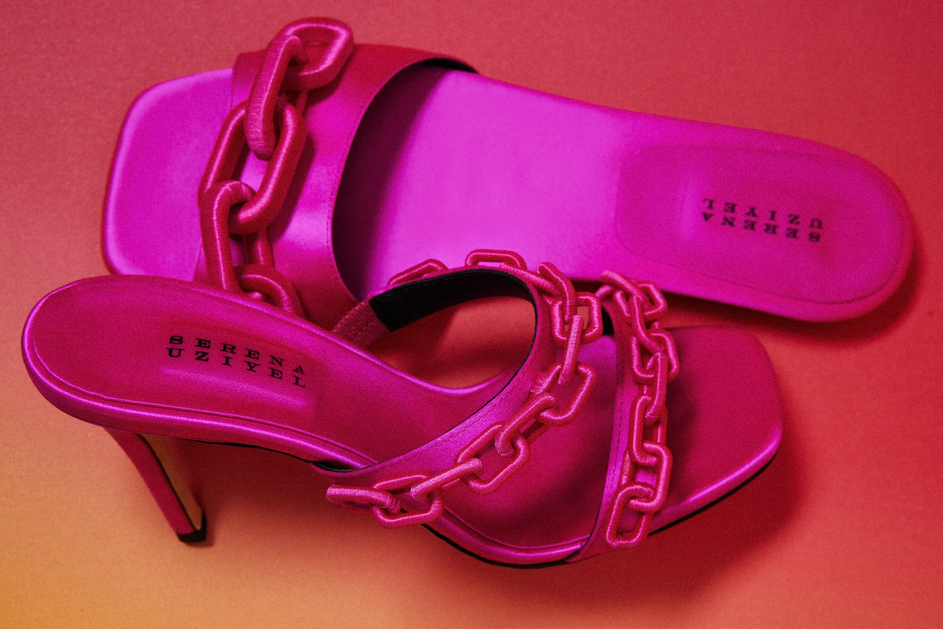Catena Fuchsia Flat Sandal