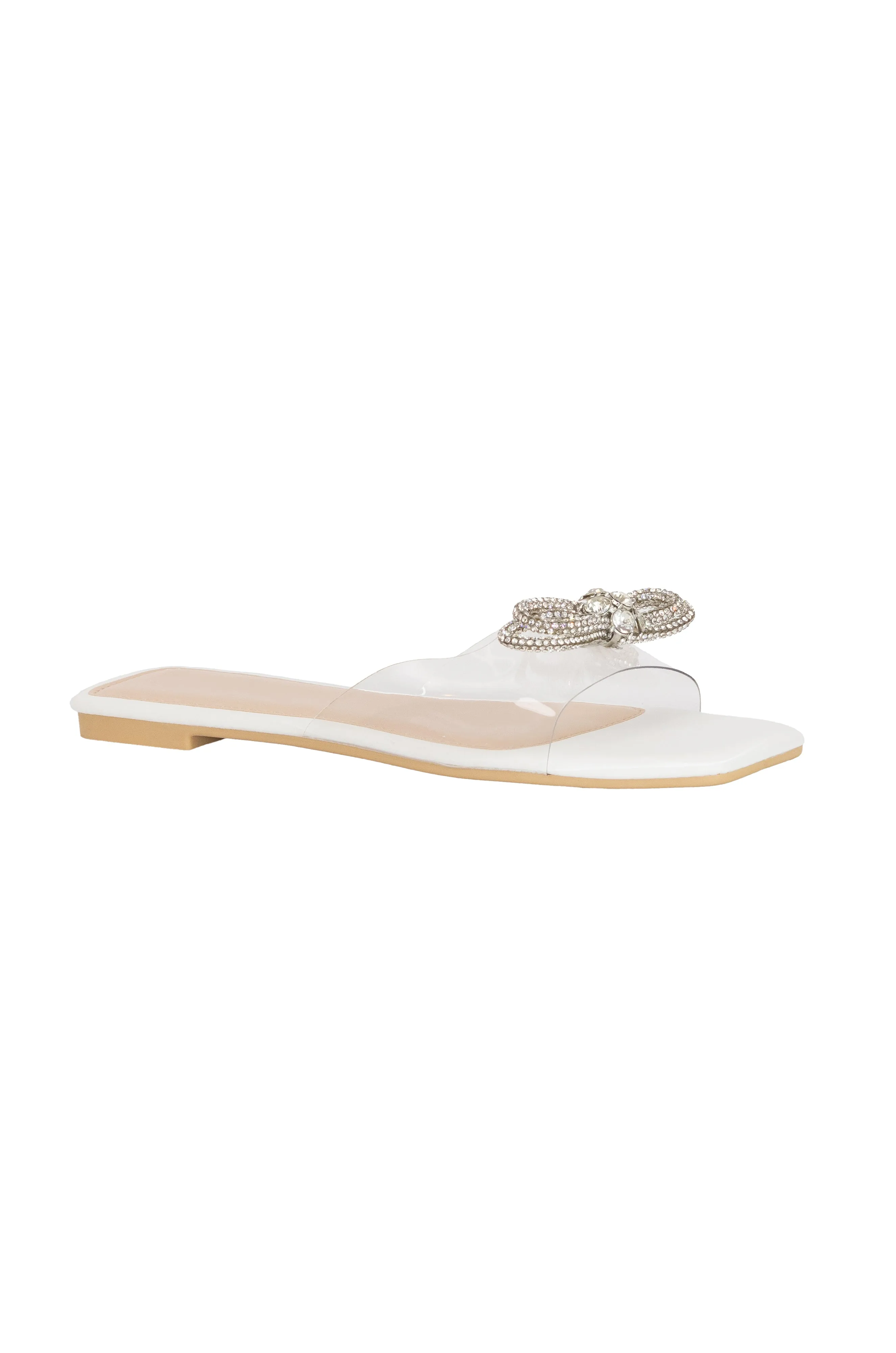 Danna - Embellished Detailing Flat Sandals