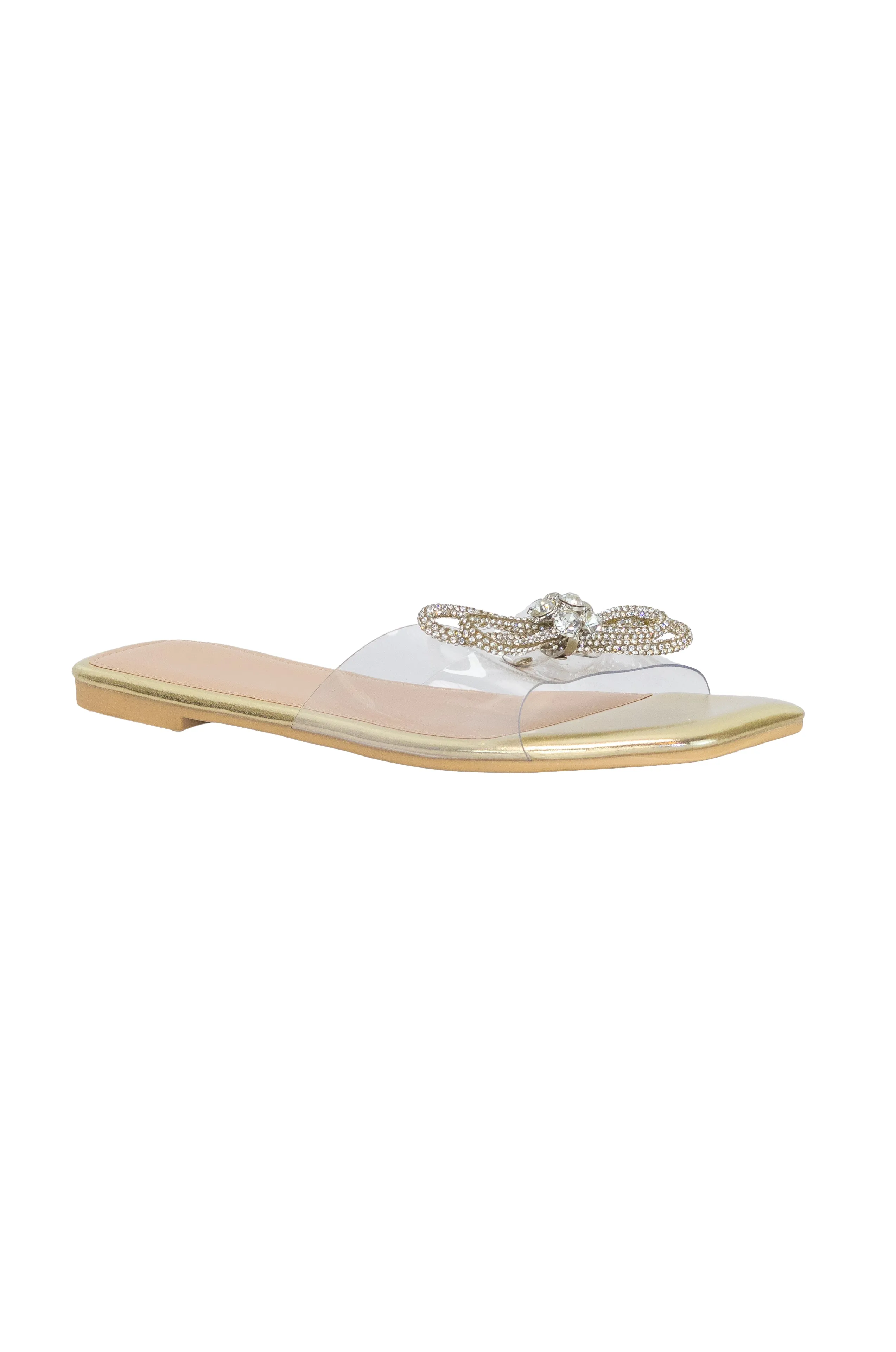 Danna - Embellished Detailing Flat Sandals