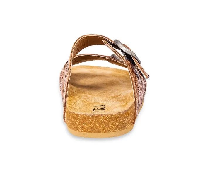 Darla Trail Hand-tooled Sandals