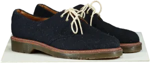 Dr Martens Navy Blue Suede Leather Lester Shoes UK 9