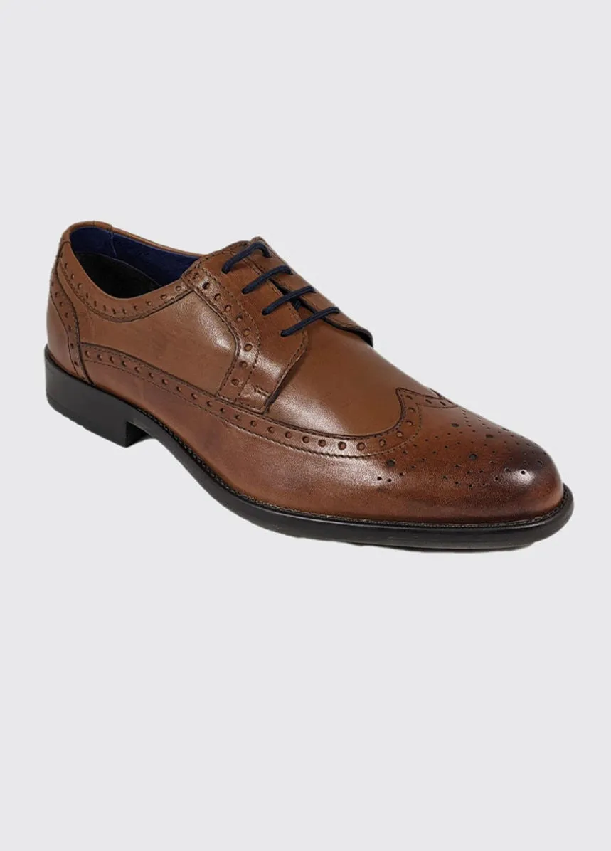 Dyson Tan Leather Shoes