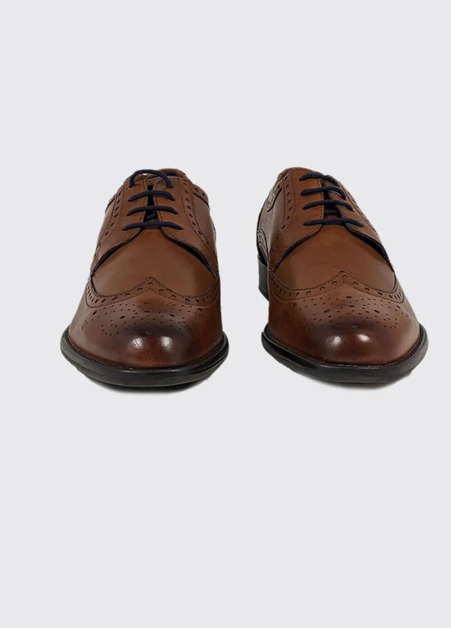 Dyson Tan Leather Shoes