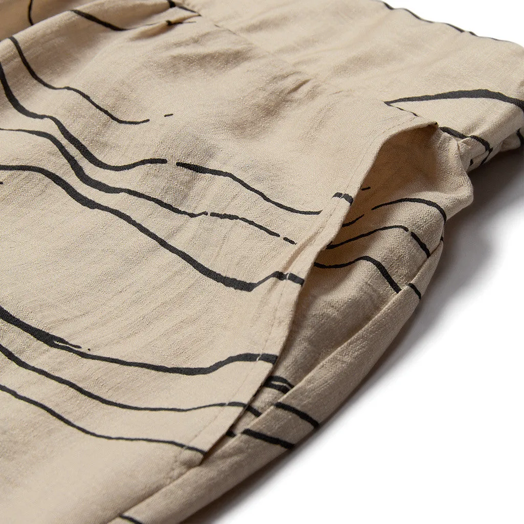 Evy loose pants / 100262 - Cream Graphic