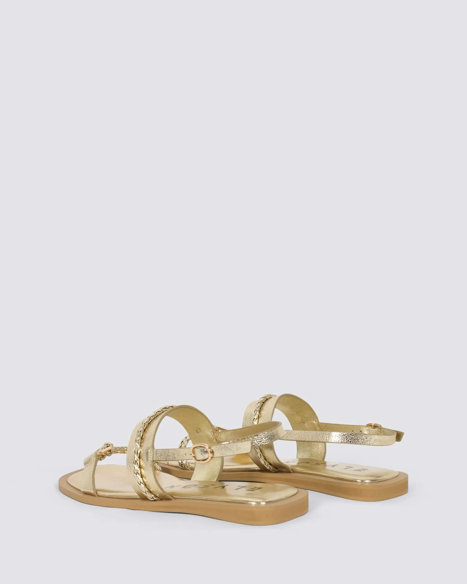 FLAMENCO SANDALS GOLD LEATHER