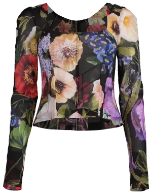 Floral Sheer Top