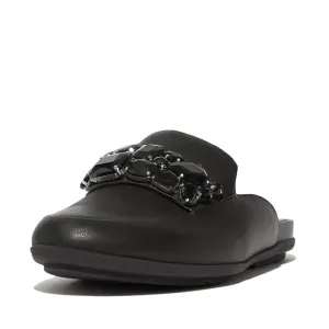 GRACIE JEWEL-DELUXE LEATHER MULES