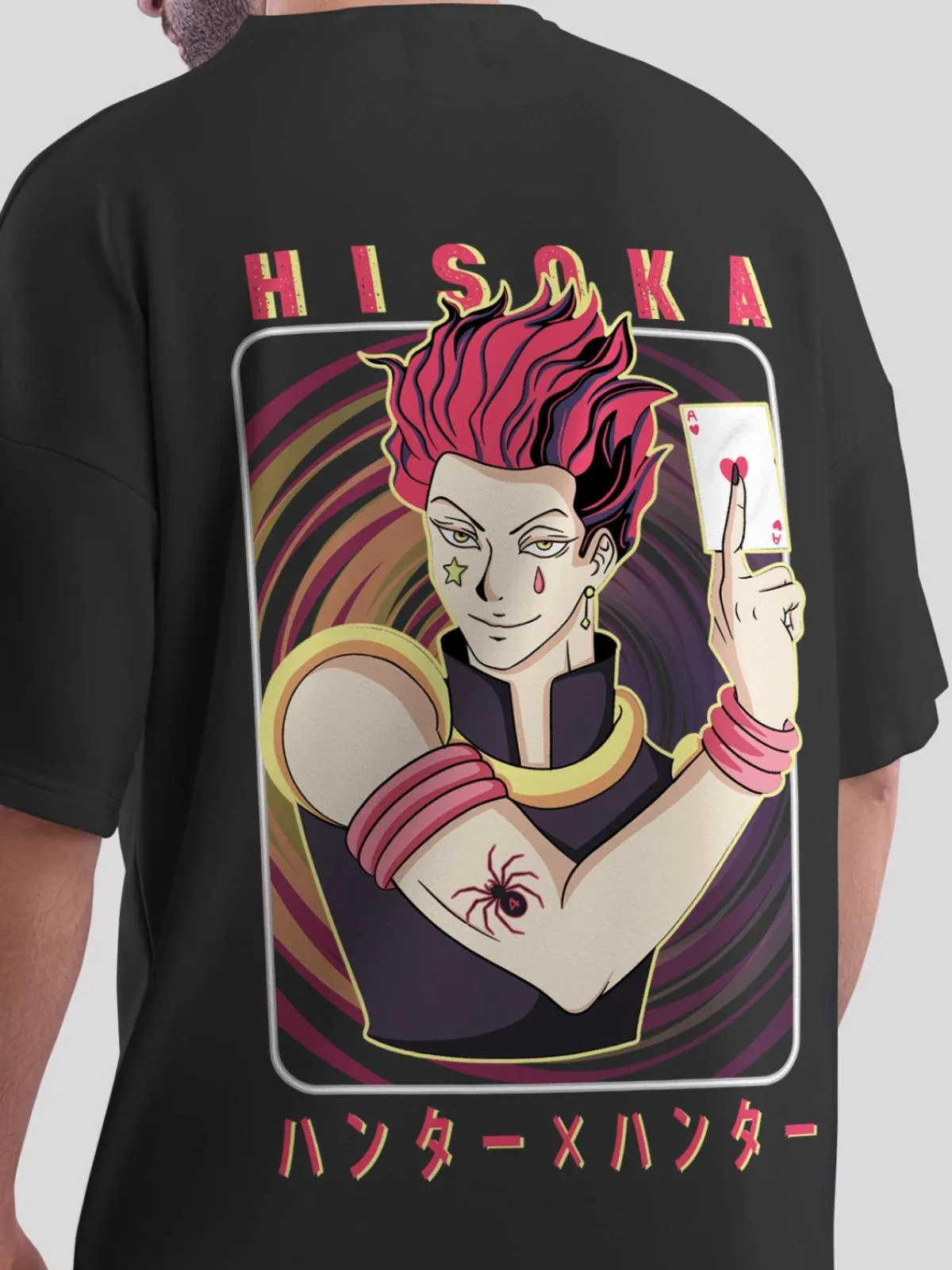 Hisoka Anime Unisex Oversized T-shirt