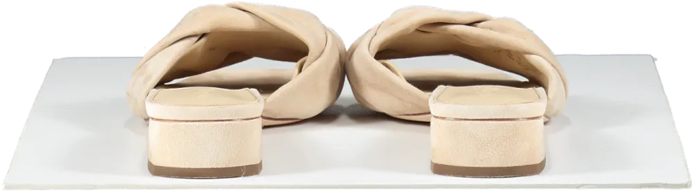 J.McLaughlin Beige Hanna Suede Mules UK 8 EU 41 