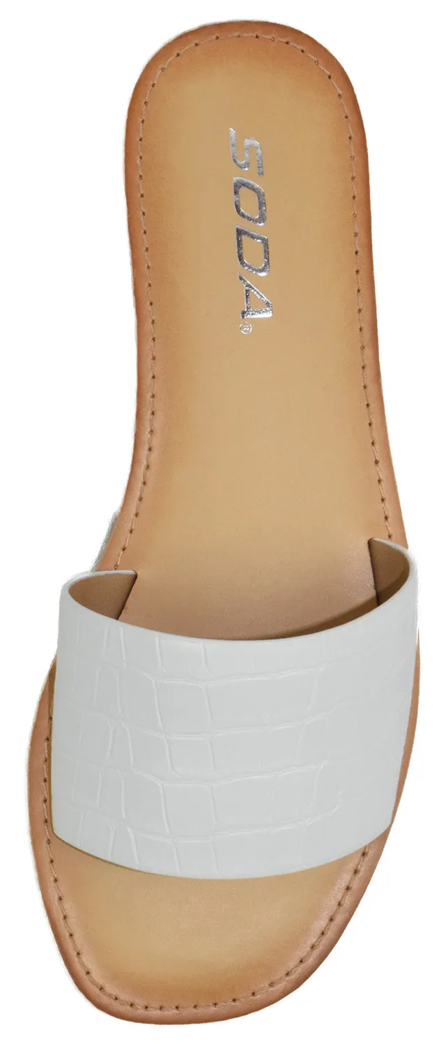 JOHANA-S White Croco Soda