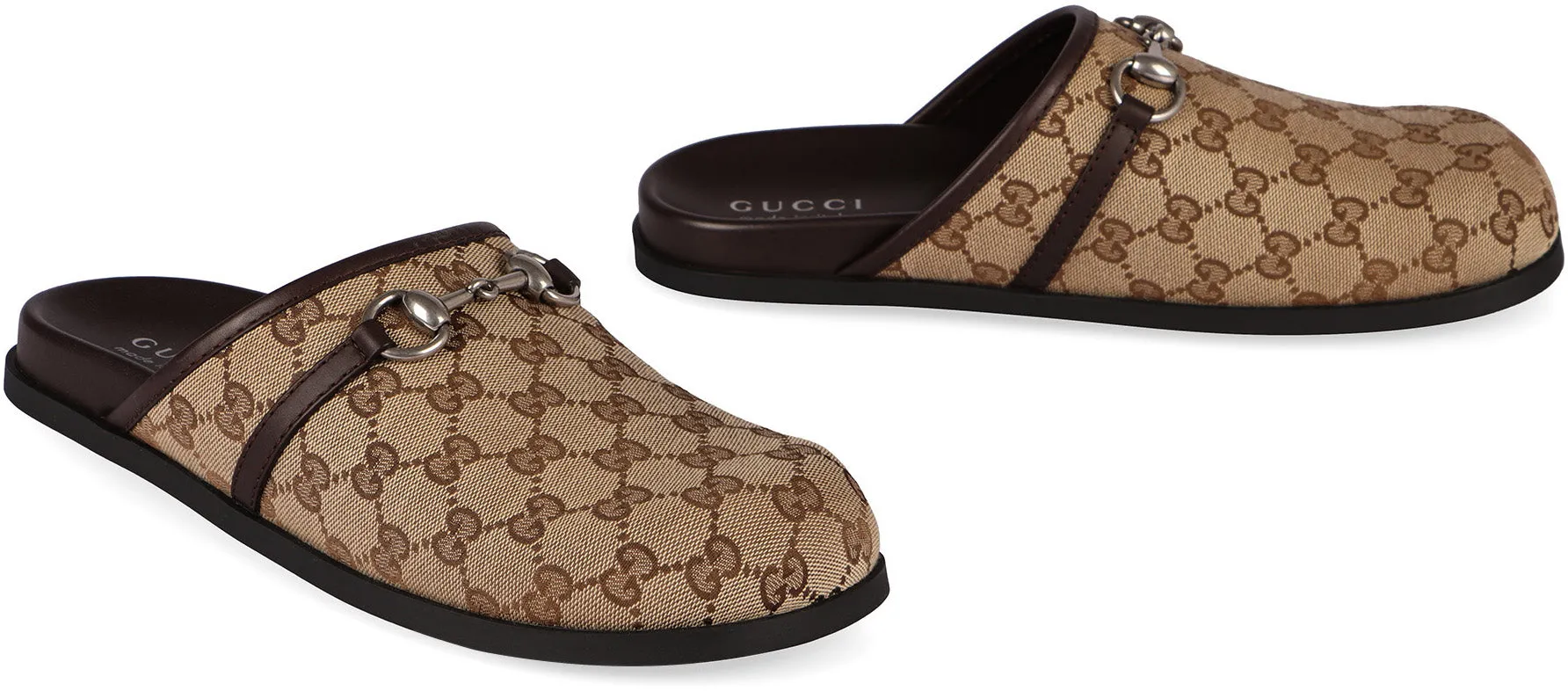 LEATHER AND FABRIC SABOT
