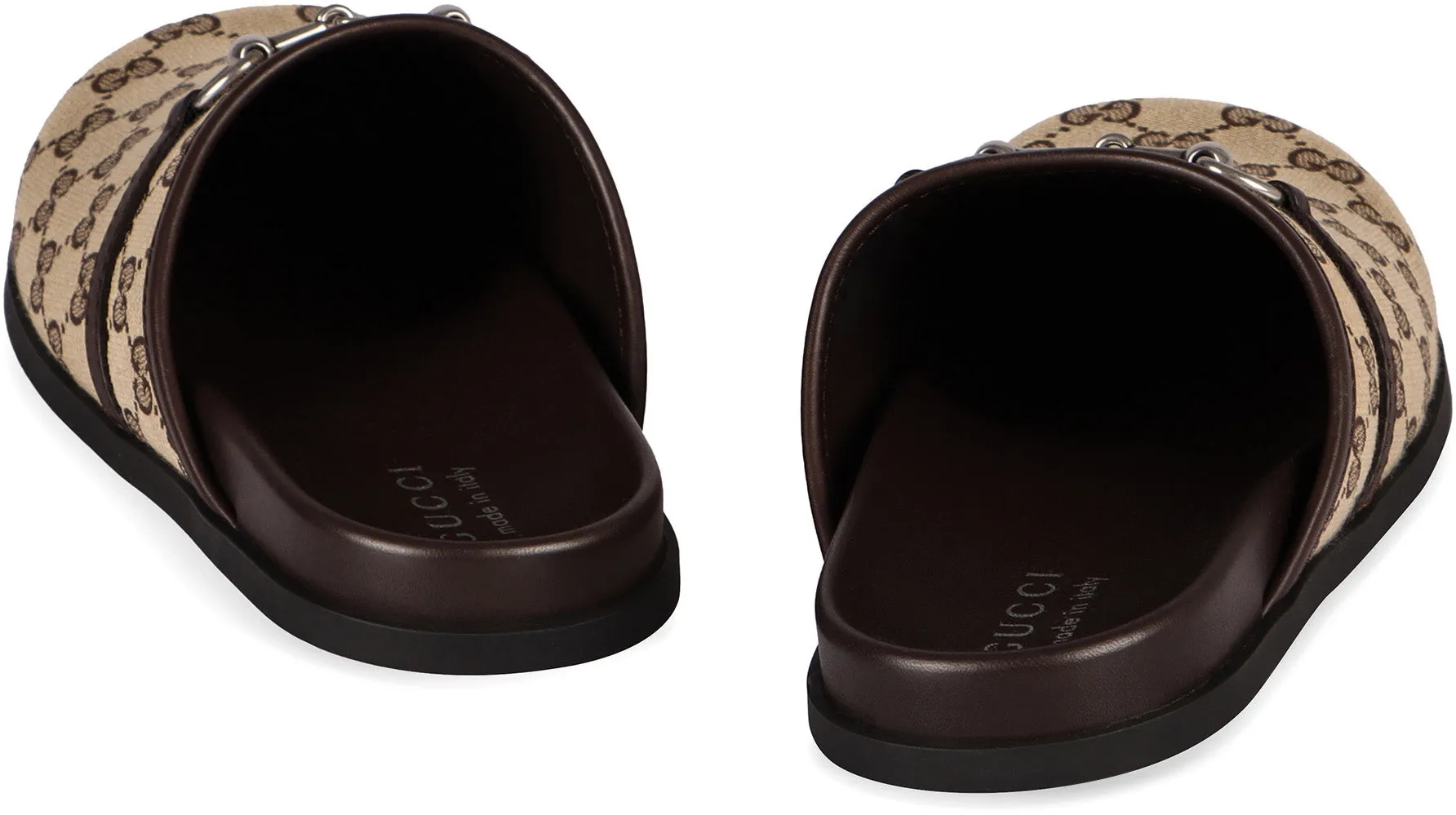 LEATHER AND FABRIC SABOT