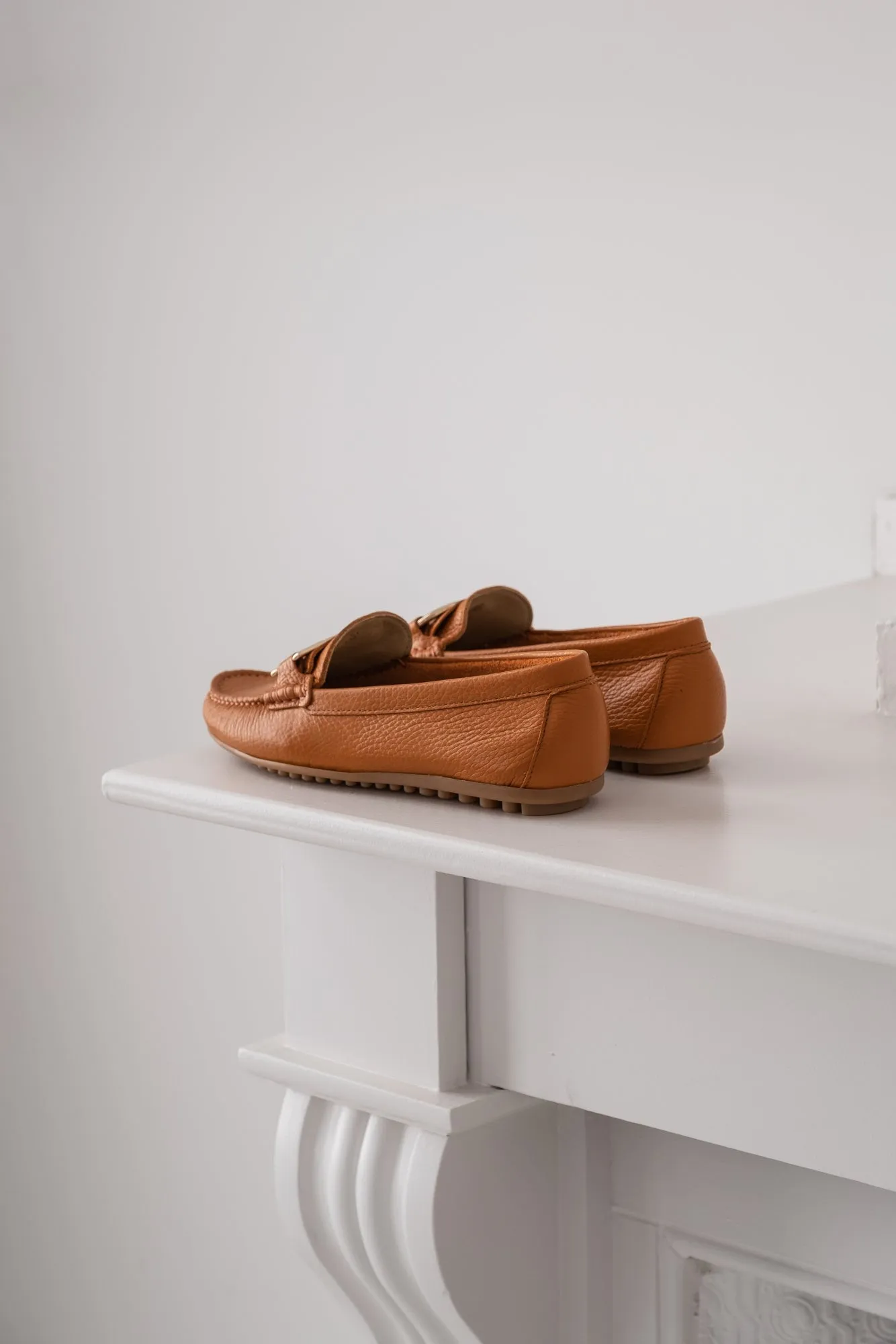 LEATHER MOCCASIN PRUNELLA