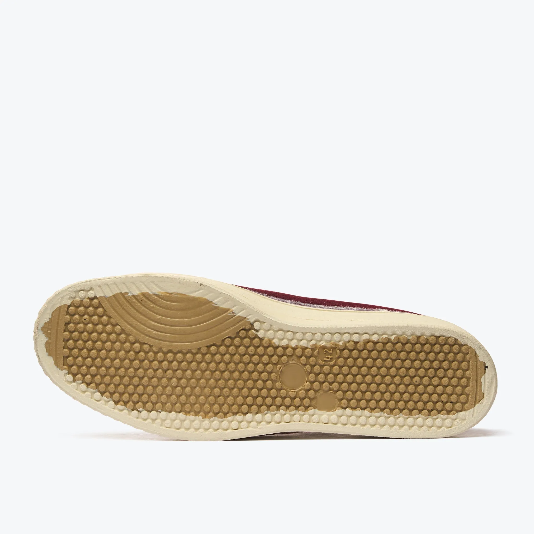 Military Felt Low Top - Bordeaux