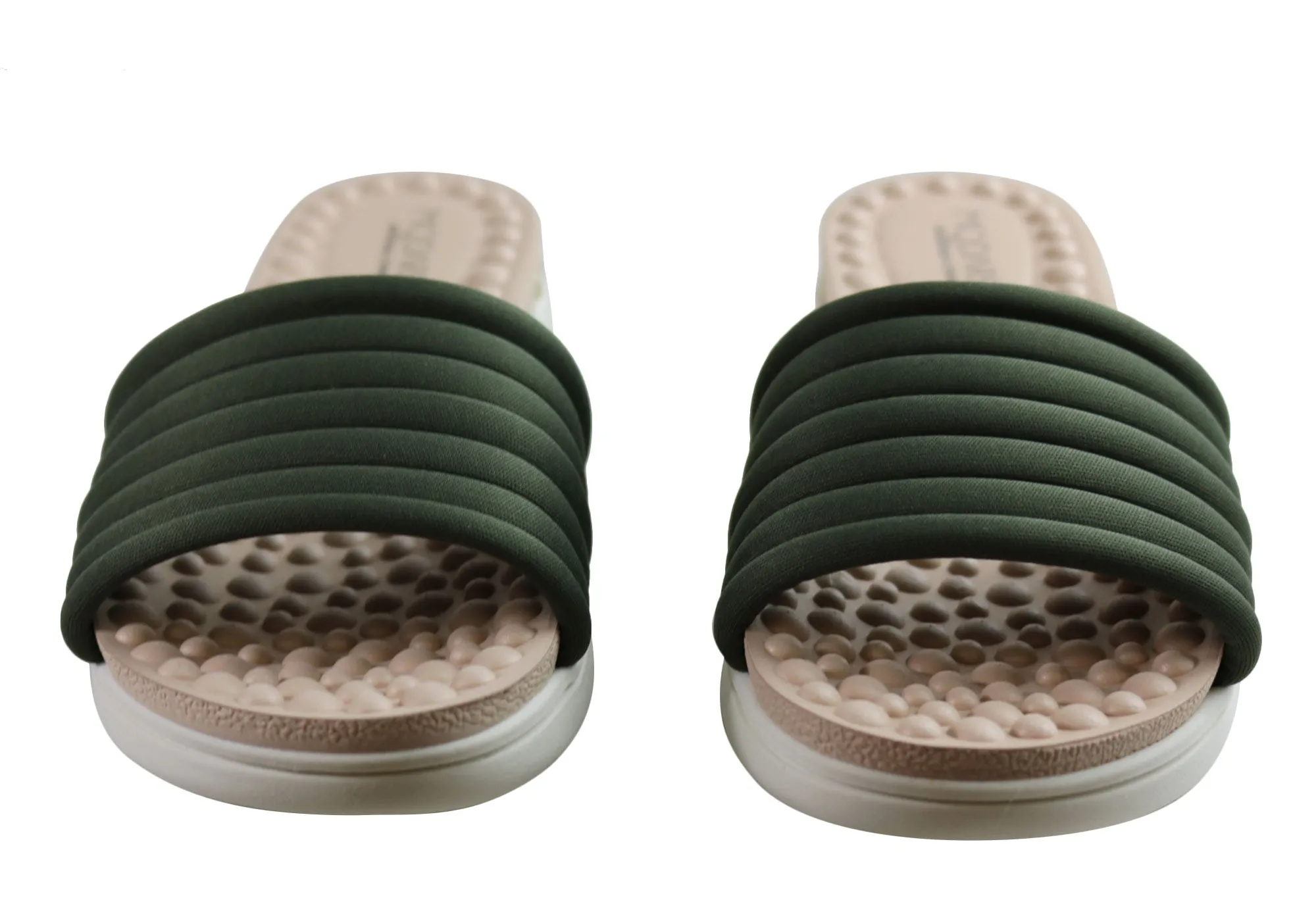 Modare Ultraconforto Quiny Womens Comfort Slides With Massage Balls