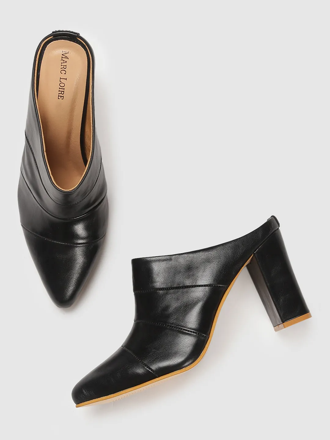 Mules Solid Heels