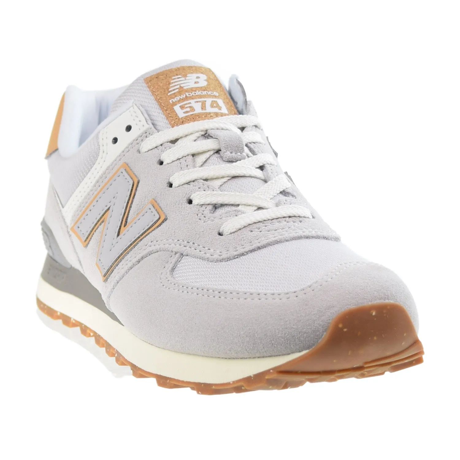 New Balance 574 Men's Shoes Rain Cloud-Maple