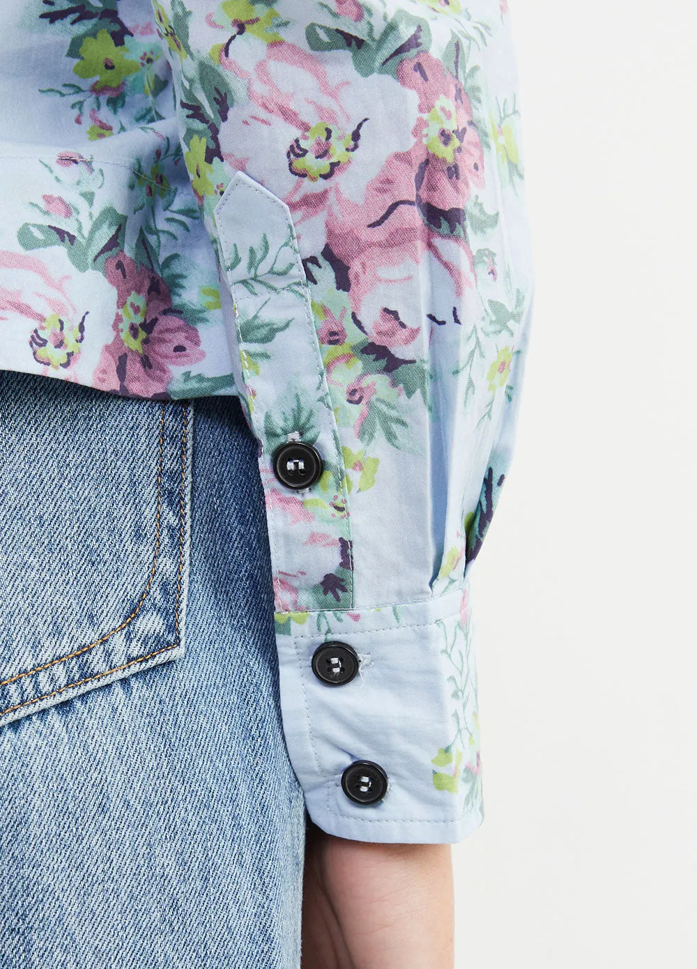 Printed Cotton Poplin Blouse