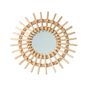 Rattan Mirror