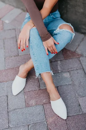 Reptile Mules Rollasole | White