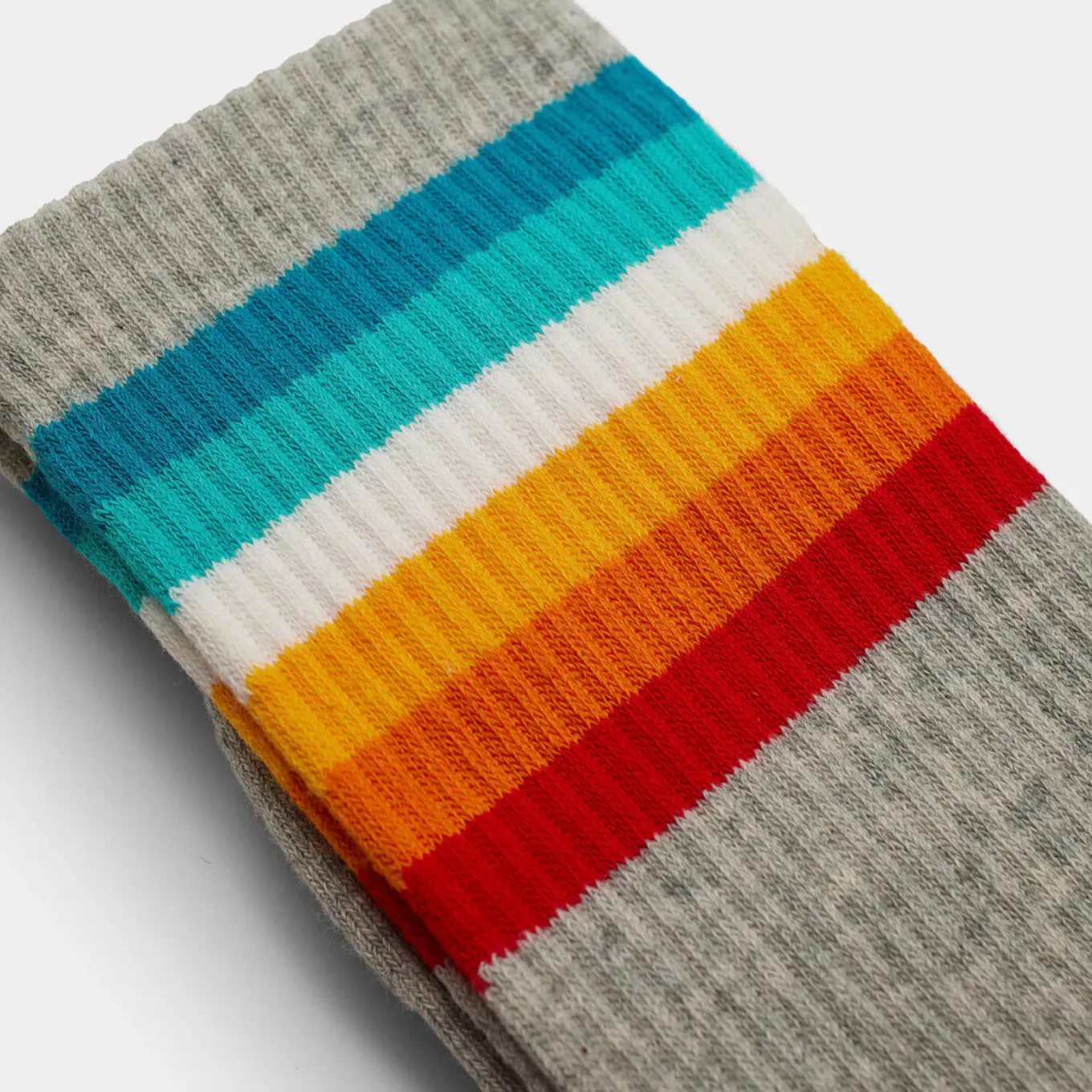 REVOLUTION | 8913 Jaquard Crew Socks | Grey-Melange