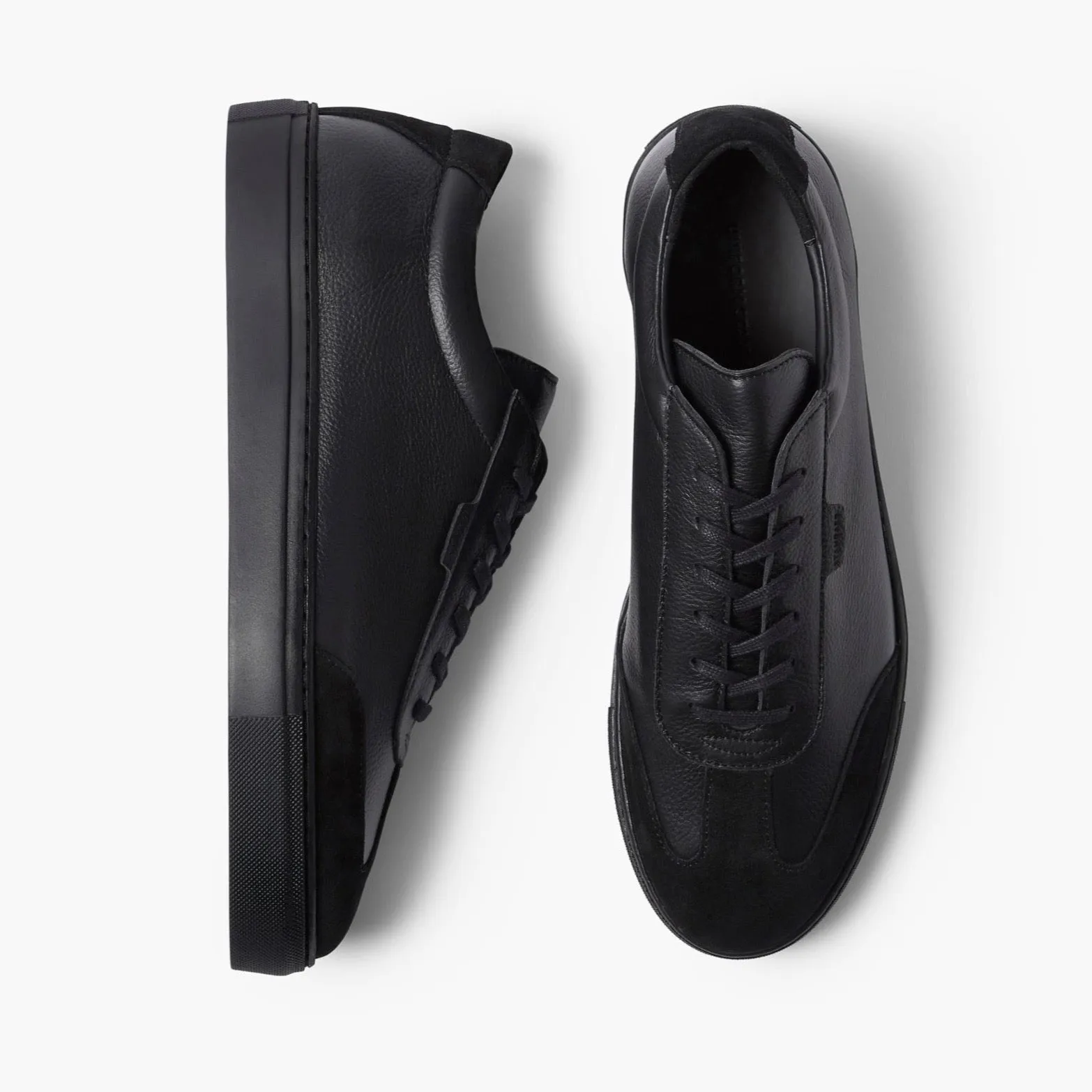 Series 3 Triple Black Leather Mens