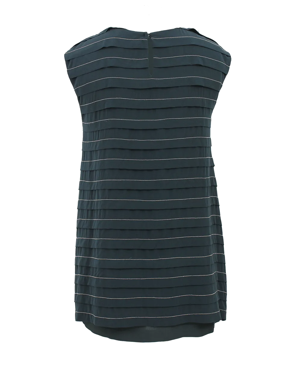 Sleeveless Monili Stripe Top