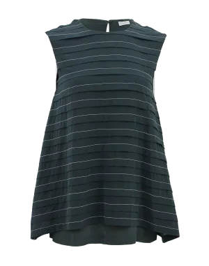Sleeveless Monili Stripe Top