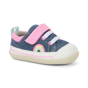 Stevie II First Walker - Chambray/Pink