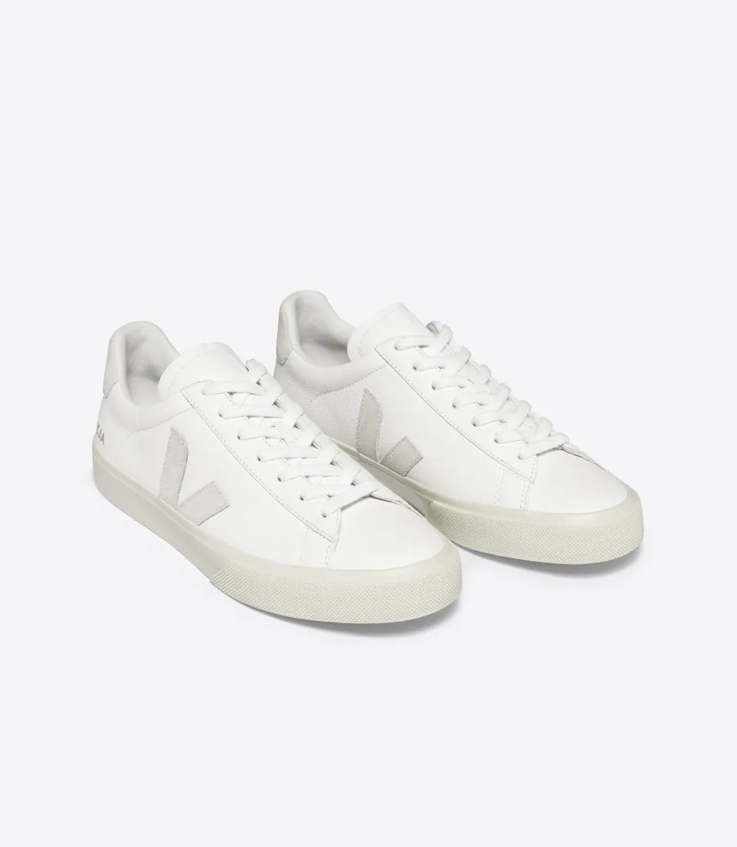 Veja Campo White/Natural Leather Women's Medium Sneakers Shoes