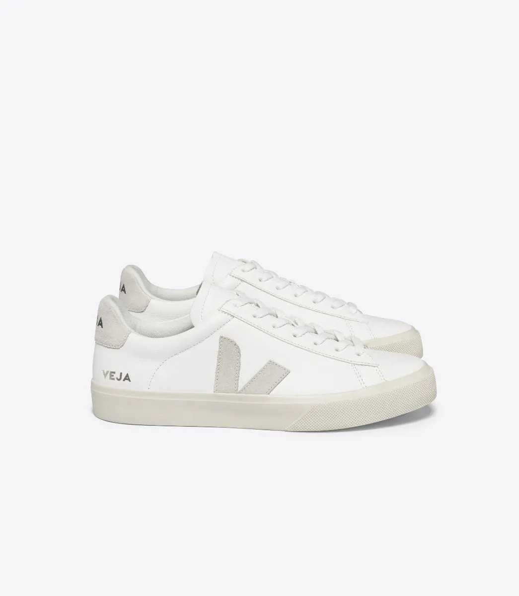 Veja Campo White/Natural Leather Women's Medium Sneakers Shoes