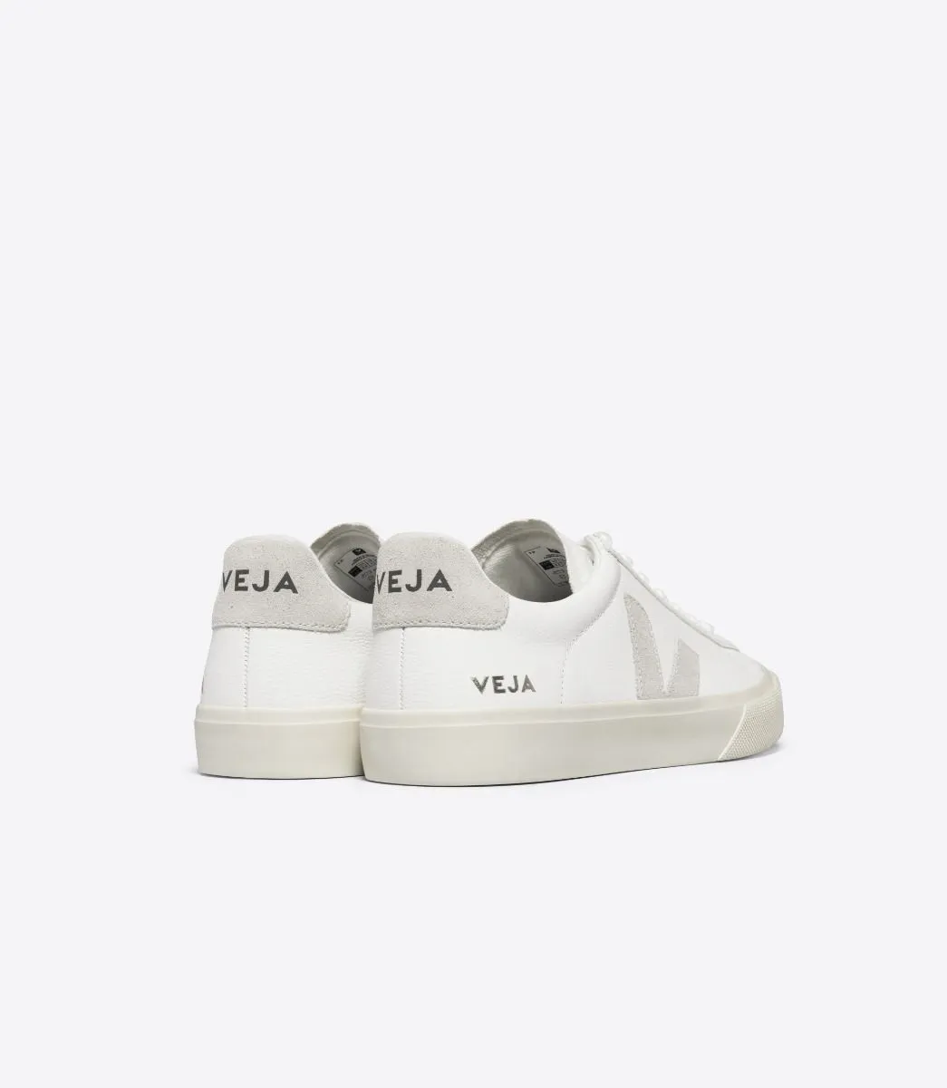 Veja Campo White/Natural Leather Women's Medium Sneakers Shoes