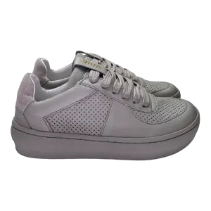 VIBAe London Bio leather sneakers, acciaio/grey | 35