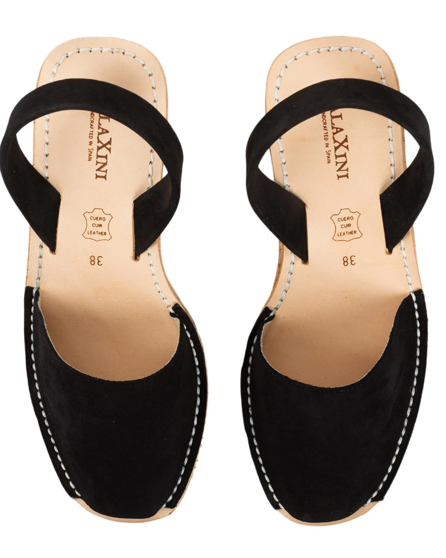 Wedge Sandal in Black