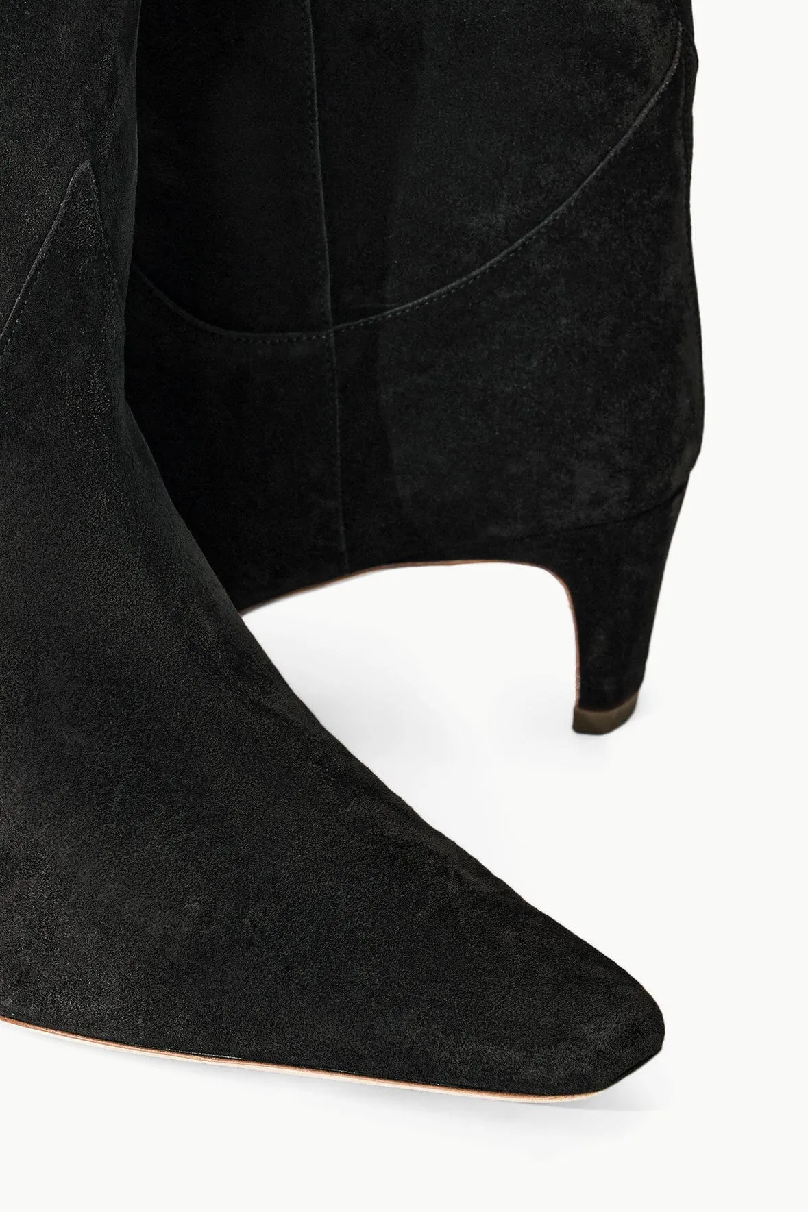 WESTERN WALLY BOOT | BLACK SUEDE