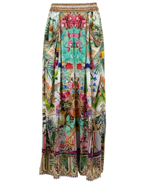 Wide Leg Gathered Pocket Pant