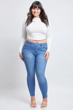 Women's Plus Size  Sustainable Curvy Fit  Skinny Jeans