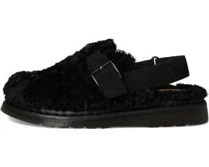 Women's Unisex Dr. Martens Jorge II Faux Fur Lined Deluxe Borg Slingback Mules